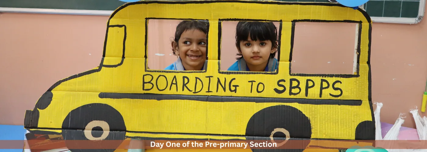 Day One of the Pre-primary Section