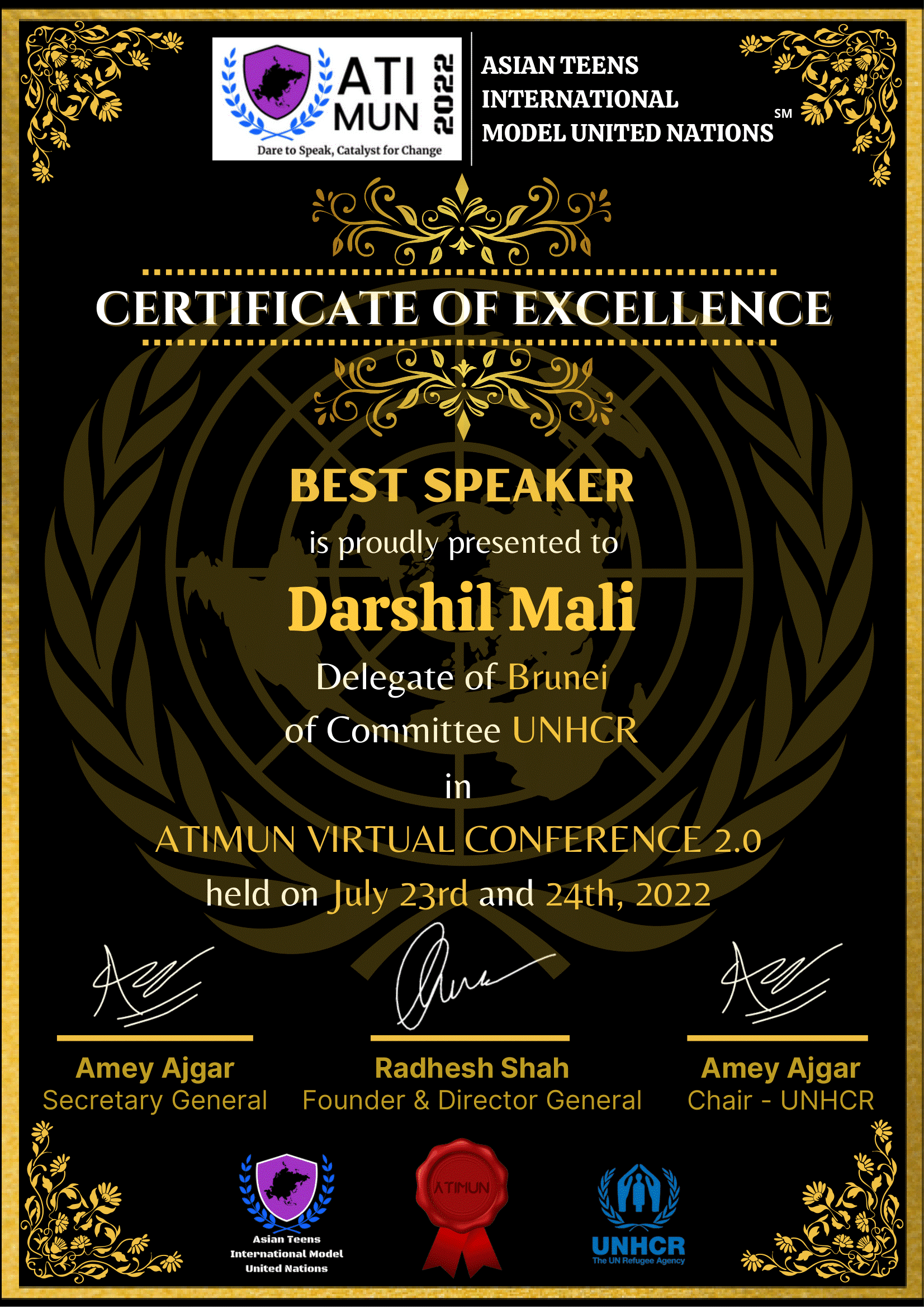 Hosting the Investiture Ceremony 