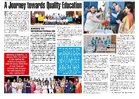 Winning the Pune Times Mirror and the Times School Survey Awards