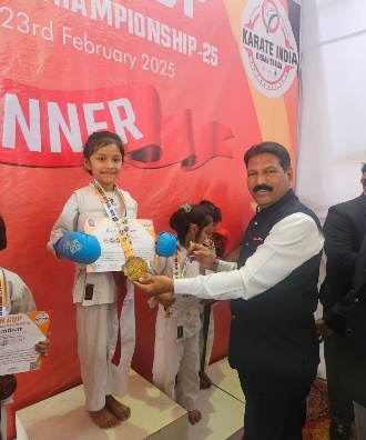 Winning the Gold and Bronze in Karate