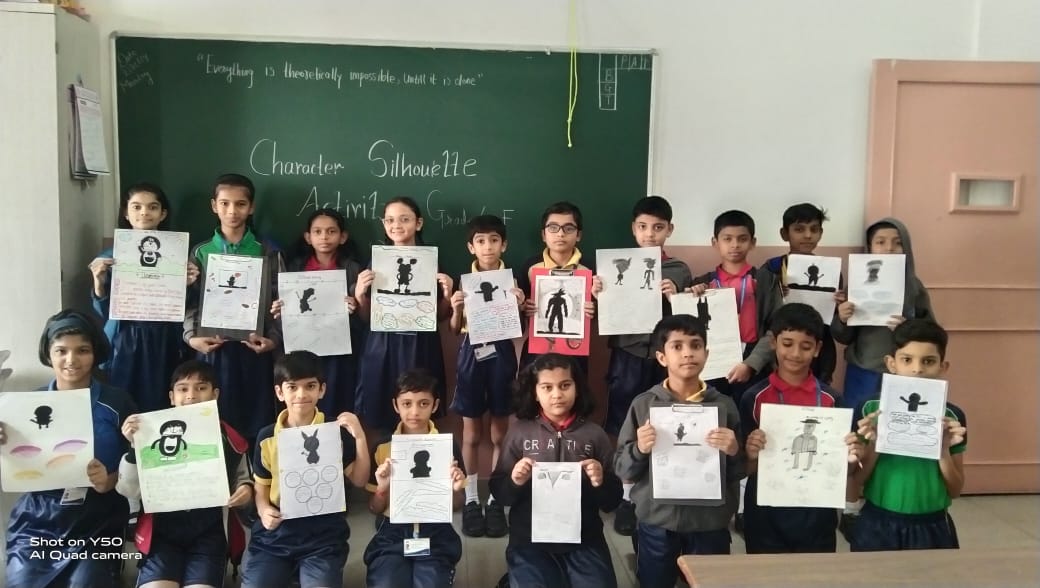 Grade IV and V Silhouette Activity