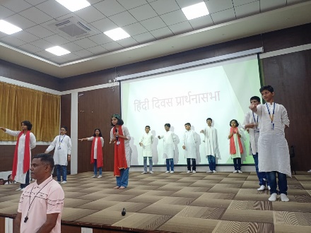 The Hindi Bhaasha Diwas Special Assembly
