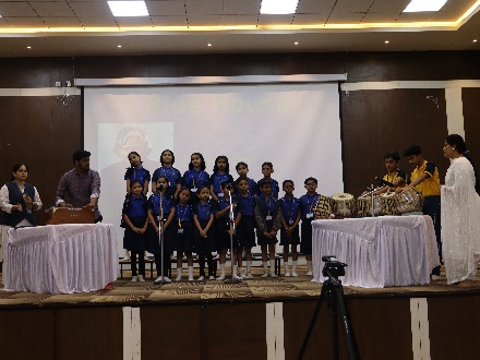 The Grade I to V Inter-house Group Singing Competition