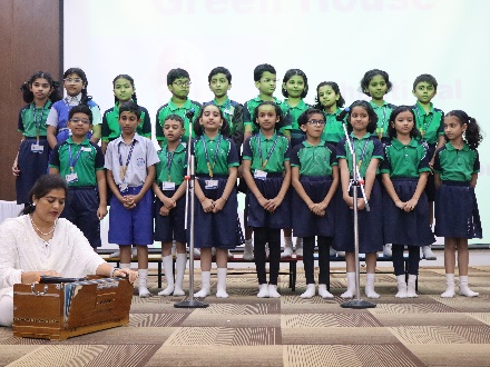 The Grade I to V Inter-house Group Singing Competition