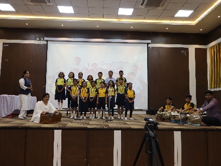 The Grade I to V Inter-house Group Singing Competition