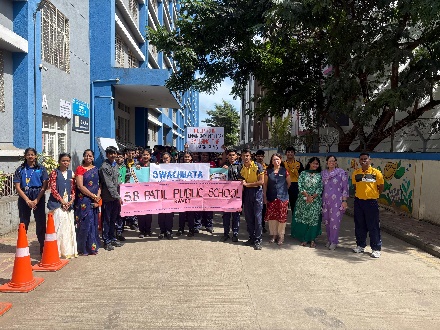 S.B. Patil Public School Cleanliness Drive