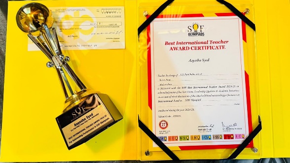 Celebrating Ms. Anjali Gugale’s Outstanding Achievement