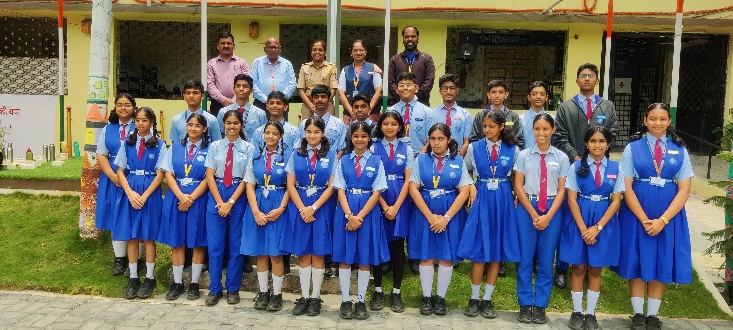 Student Council Visit to PCMC Police Headquarters