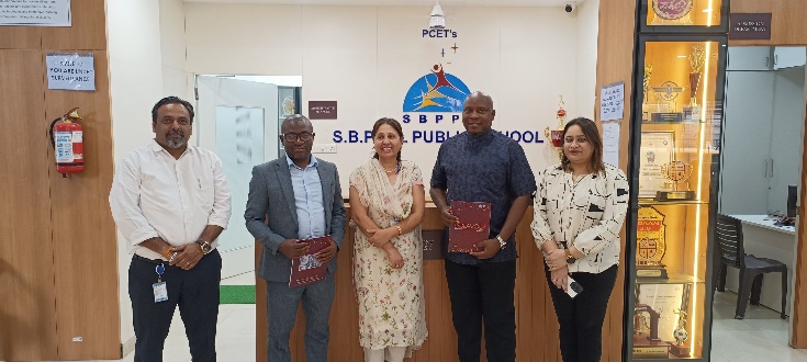 Zambia Government Delegation Visits S.B. Patil Public School